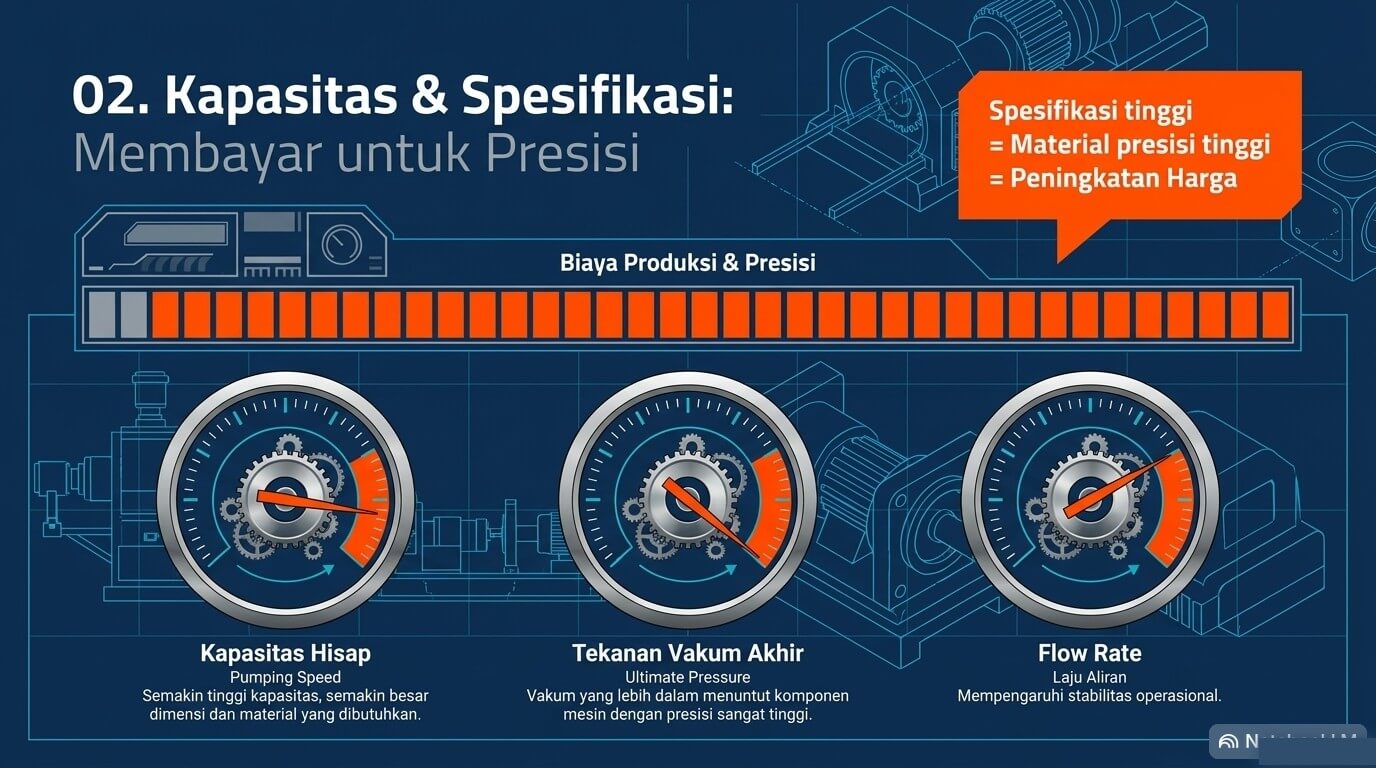 Faktor harga - kapasitas dan spesifikasi