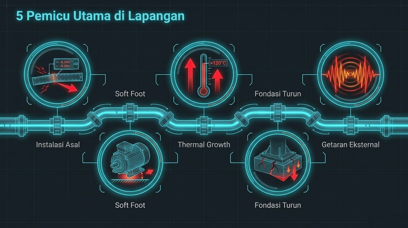 misalignment - penyebab yang sering terjadi