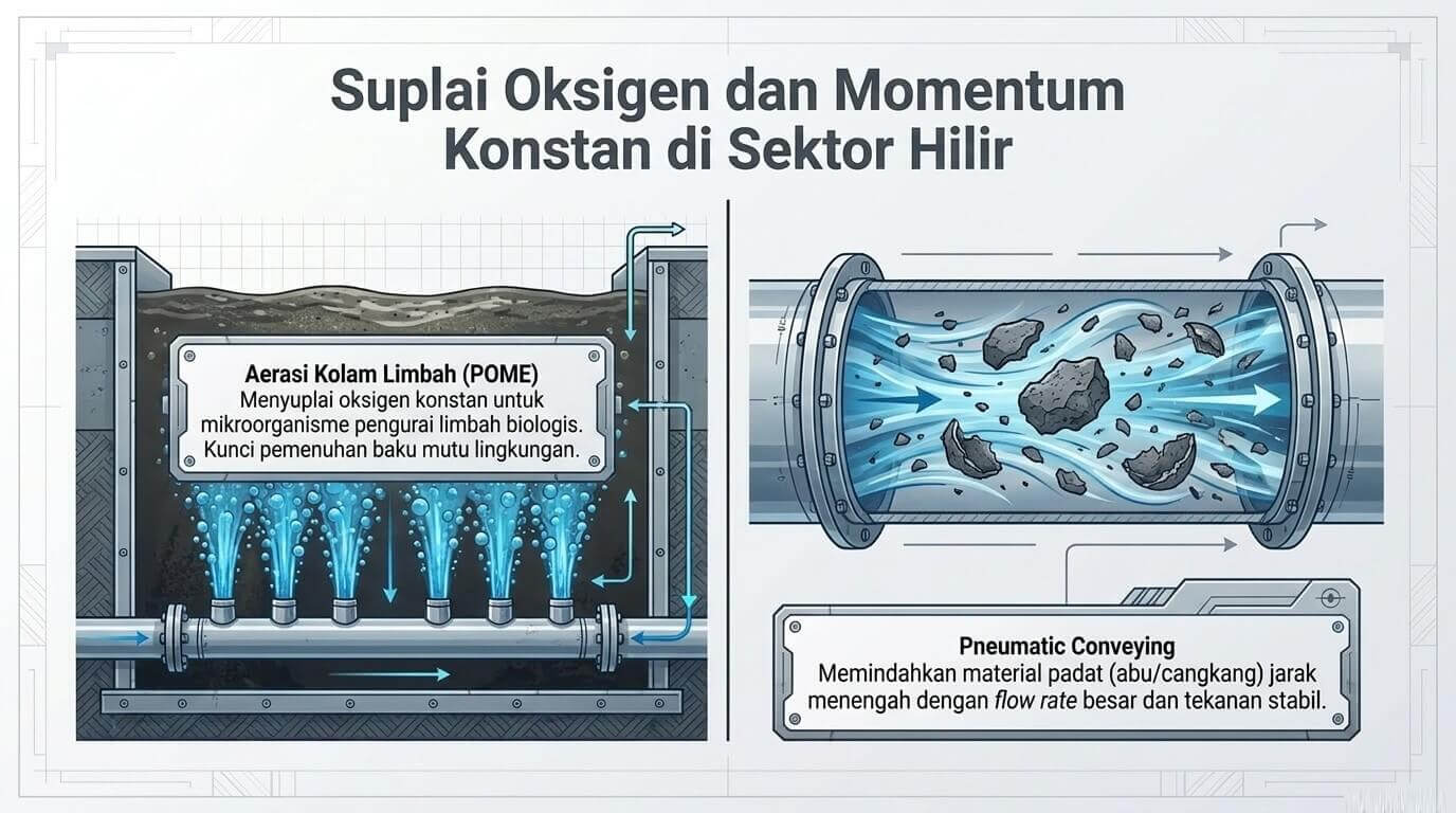 CPO - proses produksi CPO roots blower