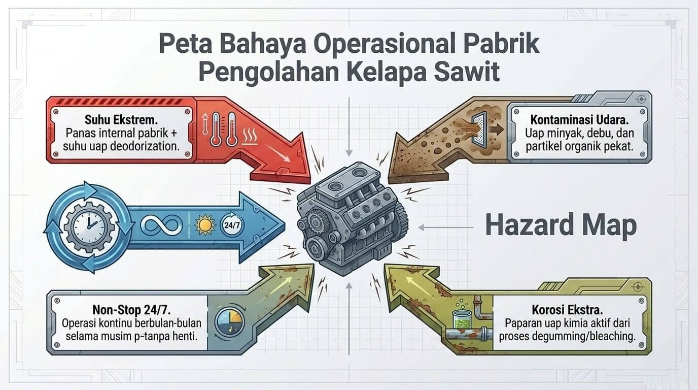 CPO - tantangan operasional kelapa sawit