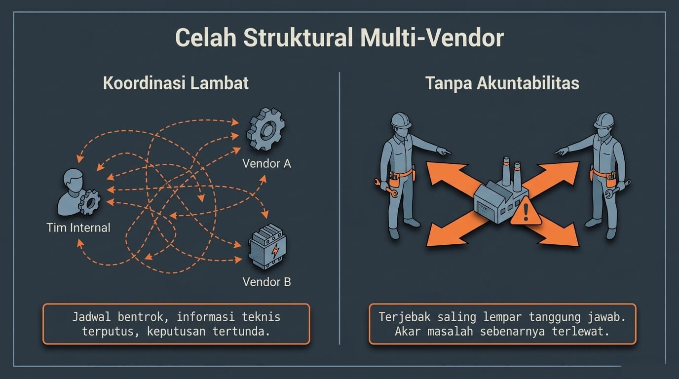 partner - koordinasi buang waktu dan tidak ada akuntabilitas