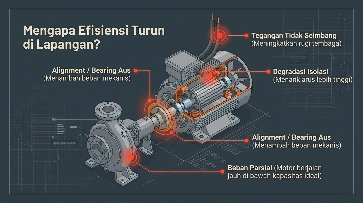 efisiensi motor - faktor lain