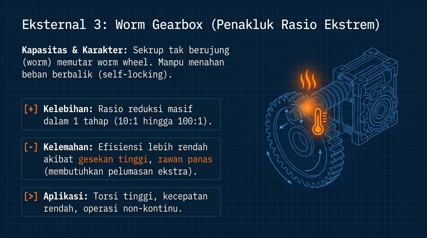 gearbox rootsblower - worm gearbox