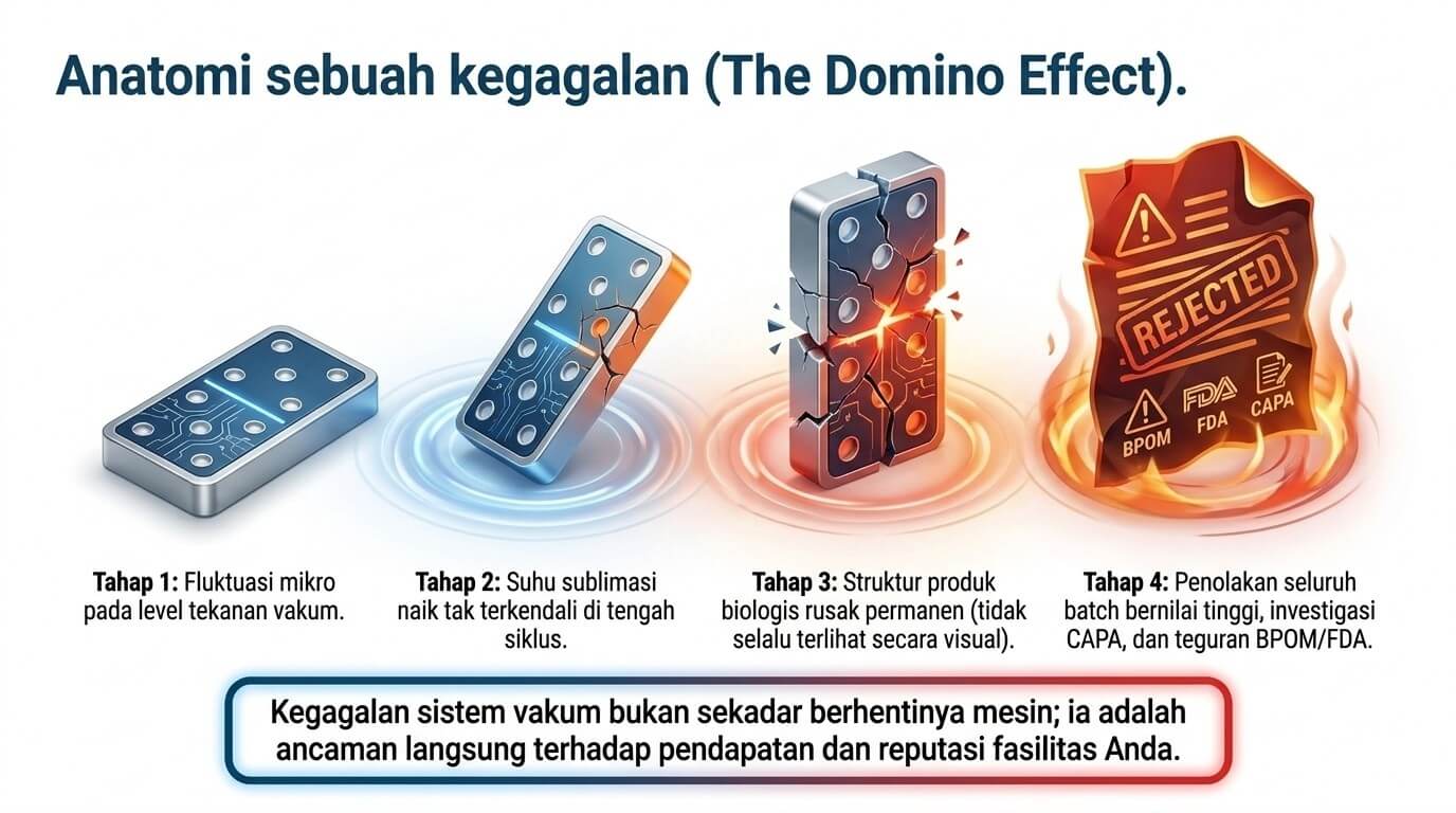 vacuum farmasi - dampak buruk performa
