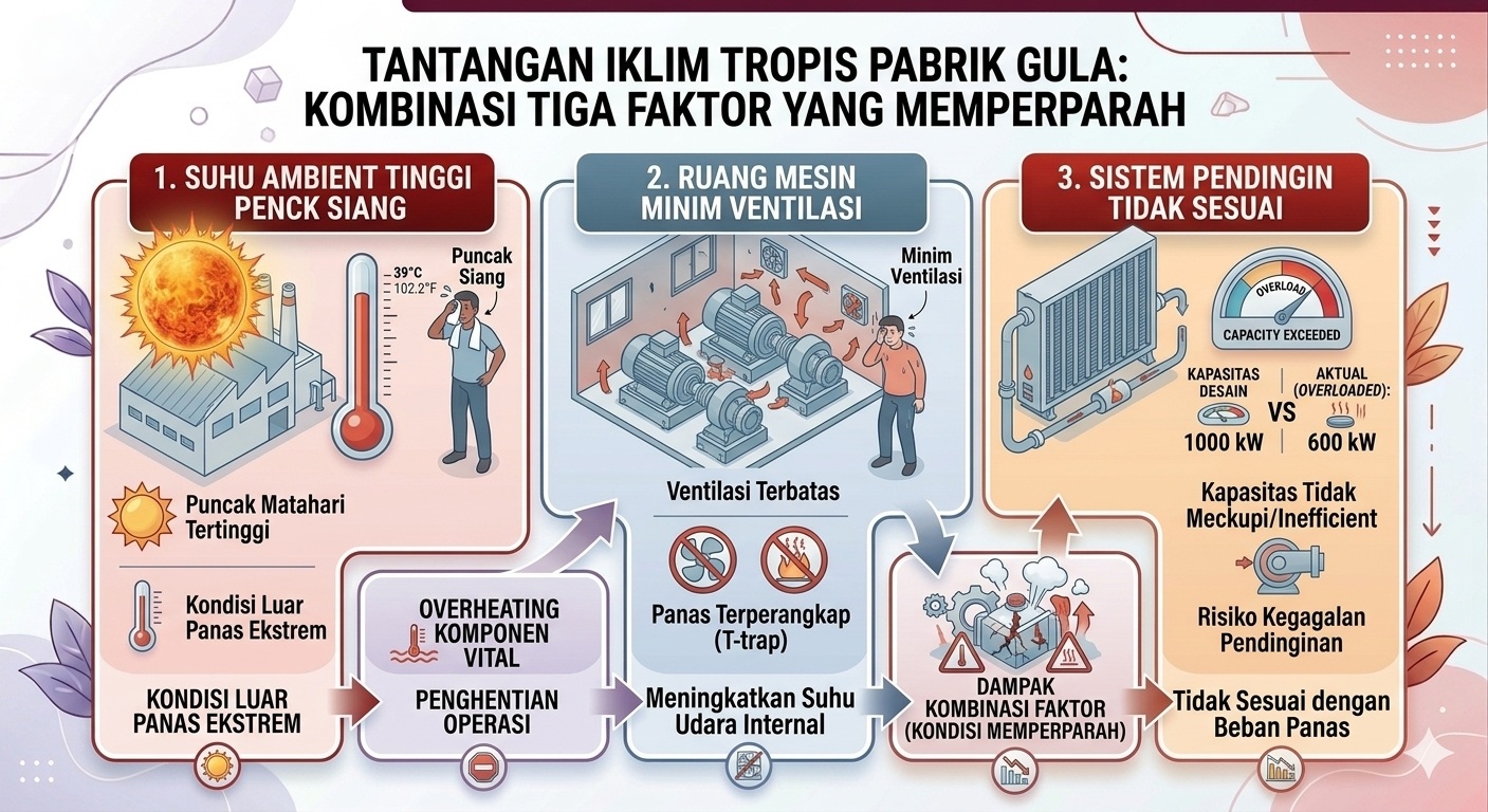 masalah pabrik gula terkait vacuum
